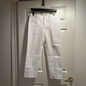 GAP Women's Crisp White Cropped Ankle Pants